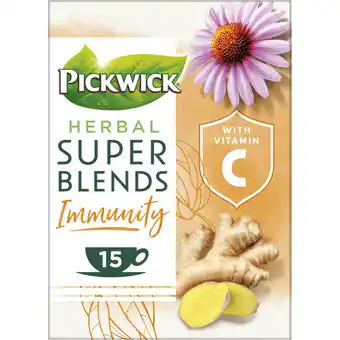 Albert Heijn Pickwick Super blends immunity kruidenthee aanbieding