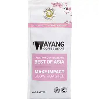 Albert Heijn Wayang Best of Asia koffiebonen aanbieding