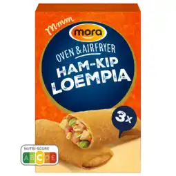Albert Heijn Mora Oven & airfryer ham-kip loempia's aanbieding