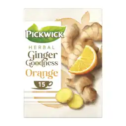Albert Heijn Pickwick Ginger goodness orange kruidenthee aanbieding