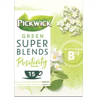 Albert Heijn Pickwick Super blends positivity groene thee aanbieding