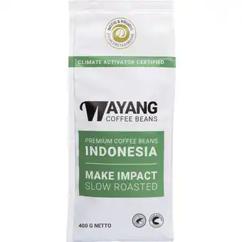 Albert Heijn Wayang Seasonal koffiebonen aanbieding