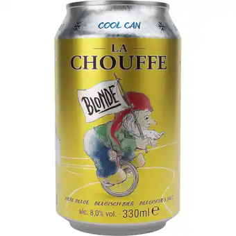 Albert Heijn La Chouffe Blond cool can aanbieding
