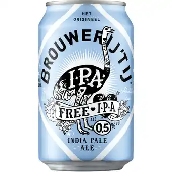 Albert Heijn Brouwerij 't IJ Free IPA 0.5% aanbieding