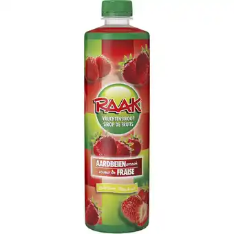 Albert Heijn Raak Vruchtensiroop aardbeien aanbieding