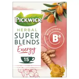 Albert Heijn Pickwick Super blends energy kruidenthee aanbieding
