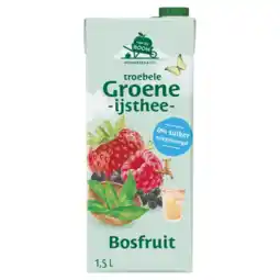 Albert Heijn Van de Boom Troebele groene ijsthee bosfruit aanbieding