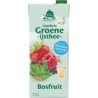 Albert Heijn Van de Boom Troebele groene ijsthee bosfruit aanbieding