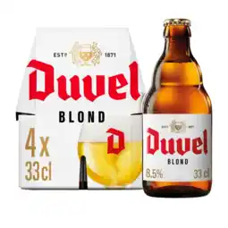 Albert Heijn Duvel Blond 4-pack aanbieding