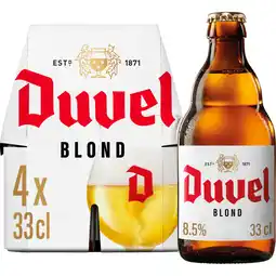 Albert Heijn Duvel Blond 4-pack aanbieding