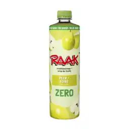 Albert Heijn Raak Vruchtensiroop peren zero sugar aanbieding