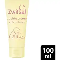 Albert Heijn Zwitsal Baby zachte crème tube aanbieding