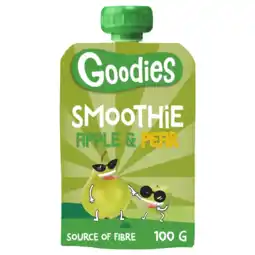 Albert Heijn Goodies Knijpfruit smoothie appel & peer 3+ aanbieding