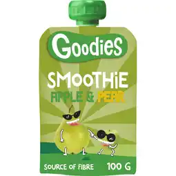 Albert Heijn Goodies Knijpfruit smoothie appel & peer 3+ aanbieding