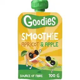 Albert Heijn Goodies Knijpfruit smoothie abrikoos & appel 3+ aanbieding