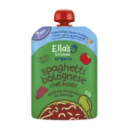 Albert Heijn Ella's kitchen Spaghetti bolognese met kaas 7m+ aanbieding
