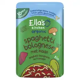 Albert Heijn Ella's kitchen Spaghetti bolognese met kaas 10m+ aanbieding