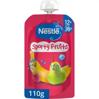 Albert Heijn Nestlé Sporty fruits knijpfruit peer 12m+ aanbieding