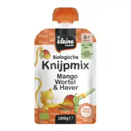 Albert Heijn De Kleine Keuken Knijpmix mango wortel & haver 6m+ aanbieding