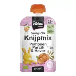 Albert Heijn De Kleine Keuken Knijpmix pompoen perzik & haver 12m+ aanbieding