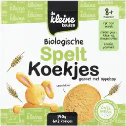 Albert Heijn De Kleine Keuken Biologische speltkoekjes 8m+ aanbieding
