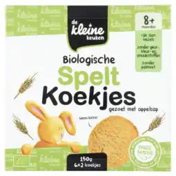 Albert Heijn De Kleine Keuken Biologische speltkoekjes 8m+ aanbieding