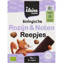 Albert Heijn De Kleine Keuken Biologische rozijn & noten reepjes 18m+ aanbieding