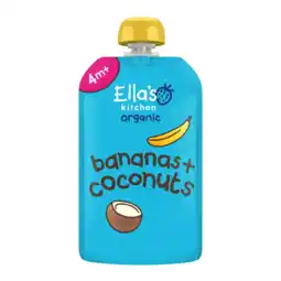 Albert Heijn Ella's kitchen Bananen + kokos 4m+ bio aanbieding