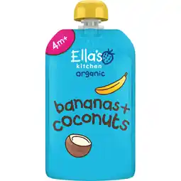 Albert Heijn Ella's kitchen Bananen + kokos 4m+ bio aanbieding
