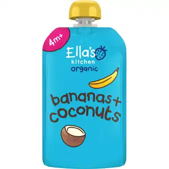 Albert Heijn Ella's kitchen Bananen + kokos 4m+ bio aanbieding