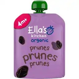 Albert Heijn Ella's kitchen Biolgische pruimen 4m+ aanbieding
