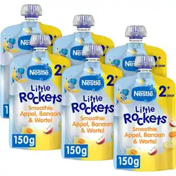 Albert Heijn Nestlé Little Rockets Knijpfruit banaan 2+ aanbieding