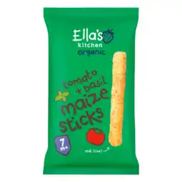 Albert Heijn Ella's kitchen Maize sticks tomaat basilicum 7m+ aanbieding