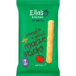 Albert Heijn Ella's kitchen Maize sticks tomaat basilicum 7m+ aanbieding