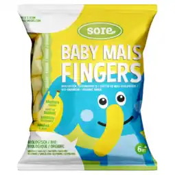 Albert Heijn Sore Baby maisfingers banaan 6m+ aanbieding
