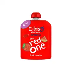 Albert Heijn Ella's kitchen Fruit smoothie the red one 6m+ bio aanbieding