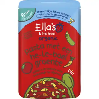 Albert Heijn Ella's kitchen Pasta met een heleboel groente 8m+ bio aanbieding