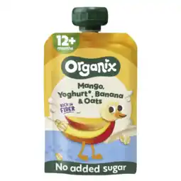 Albert Heijn Organix Nutri fiber mango, yoghurt, banana 12m+ aanbieding