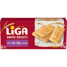 Albert Heijn Liga Kinder biscuits vanaf 12-36 maanden aanbieding