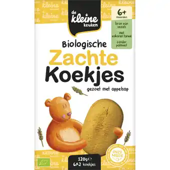 Albert Heijn De Kleine Keuken Biologische zachte koekjes 6m+ aanbieding