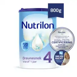 Albert Heijn Nutrilon 4 dreumesmelk 12+ maanden aanbieding