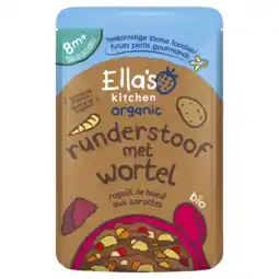 Albert Heijn Ella's kitchen Hartverwarmende runderstoof 8m+ bio aanbieding