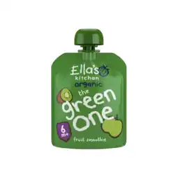 Albert Heijn Ella's kitchen Fruit smoothie green one 6m+ aanbieding
