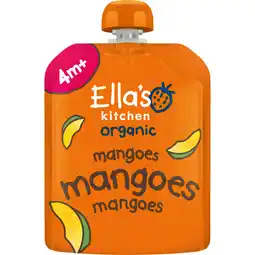 Albert Heijn Ella's kitchen Biologische Mango's 4m+ aanbieding