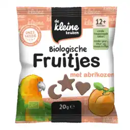 Albert Heijn De Kleine Keuken Biologische fruitjes met abrikozen 12m+ aanbieding