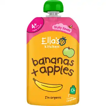 Albert Heijn Ella's kitchen Bananas + apples 4m+ aanbieding