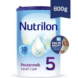 Albert Heijn Nutrilon 5 peutermelk 2-3 jaar aanbieding
