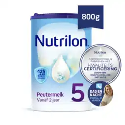 Albert Heijn Nutrilon 5 peutermelk 2-3 jaar aanbieding