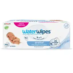 Albert Heijn WaterWipes Babydoekjes 6-pack aanbieding