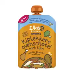 Albert Heijn Ella's kitchen Kiplekkere ovenschotel met rijst 6m+ aanbieding